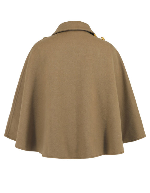 Load image into Gallery viewer, Collared Neck Cropped Cape
