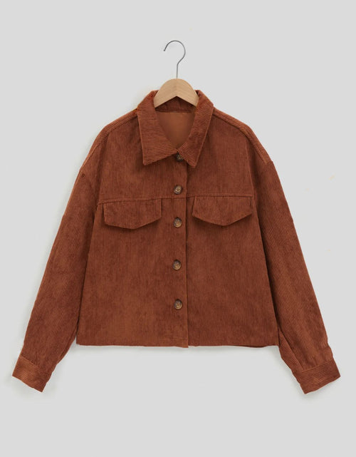 Load image into Gallery viewer, Button Up Long Sleeve Jacket
