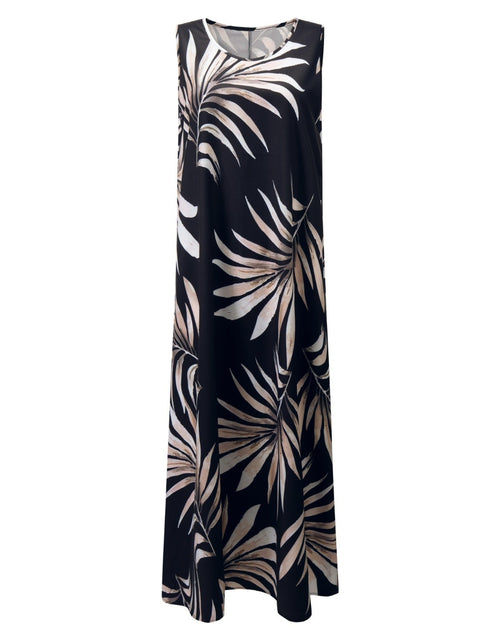 Load image into Gallery viewer, Printed Round Neck Mini Tank Dress
