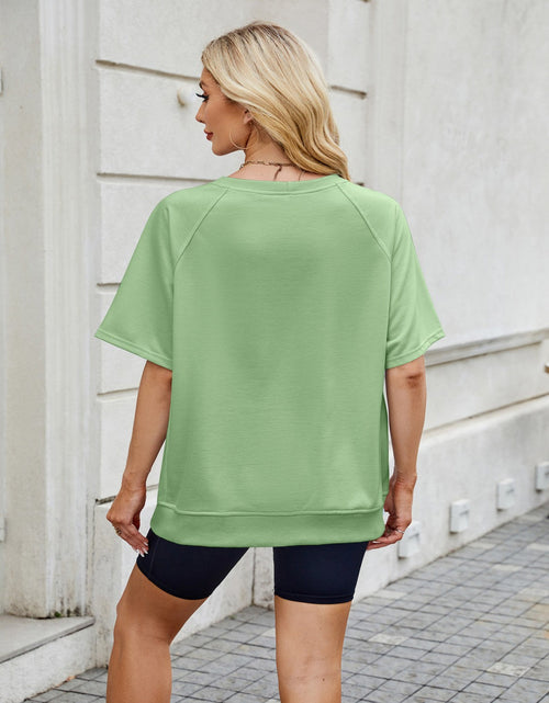 Load image into Gallery viewer, Round Neck Short Sleeve T-Shirt
