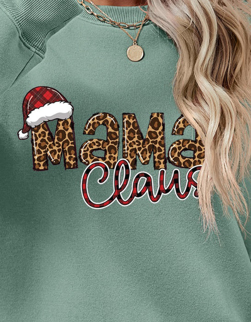 Load image into Gallery viewer, Round Neck Letter Graphic Long Sleeve Sweatshirt
