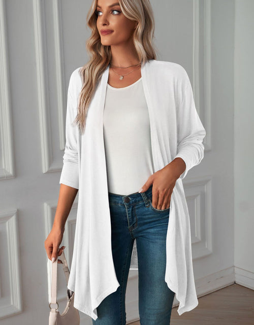 Load image into Gallery viewer, Open Front Long Sleeve Cardigan
