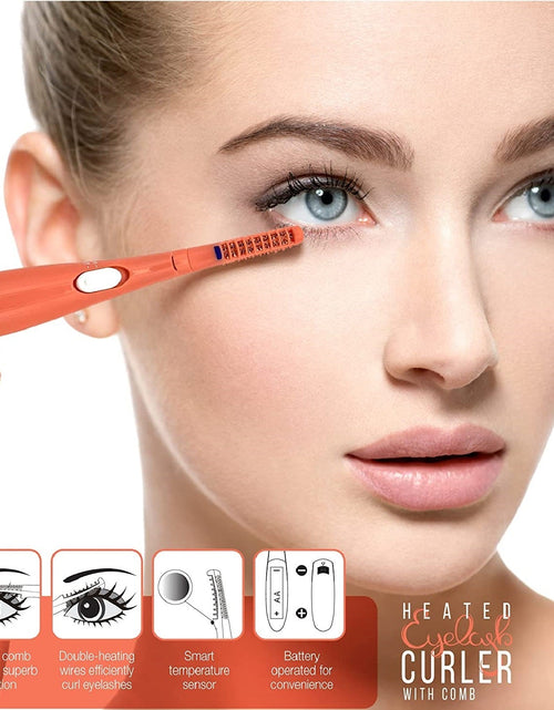 Load image into Gallery viewer, Heated Eyelash Curler With Comb, Provides Long Lasting Curl In Seconds by Pursonic

