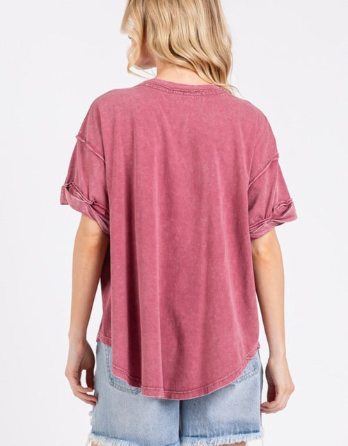 Load image into Gallery viewer, Mittoshop GAME DAY Round Neck Short Sleeve T-Shirt

