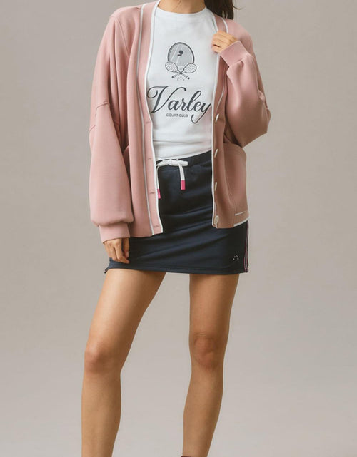 Load image into Gallery viewer, Contrast Trim V Neck Button Up Cardigan
