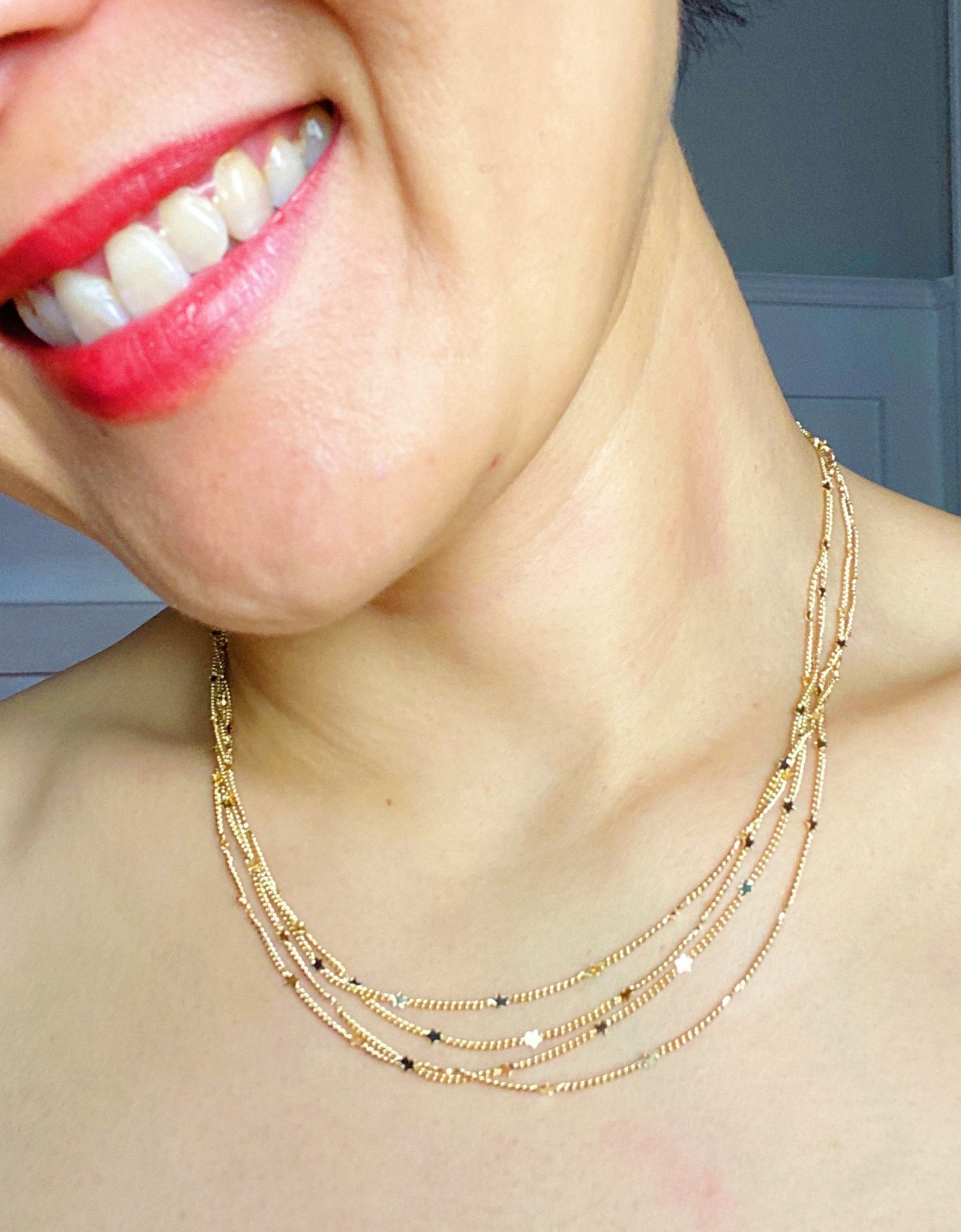Show Me The Ways Necklace, Gold by Ellisonyoung.com
