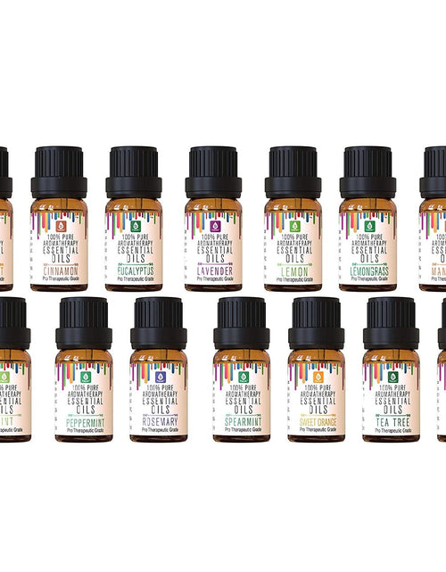 Load image into Gallery viewer, 14 Pack of 100% Pure Essential Aromatherapy Oils by Pursonic
