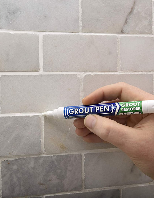 Load image into Gallery viewer, Grout Pen Beige Tile Paint Marker: Waterproof Tile Grout Colorant and Sealer Pen _mktp44 by Js House
