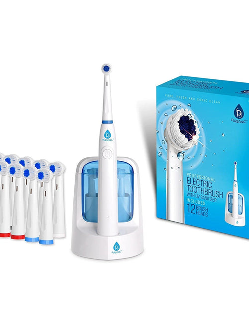 Load image into Gallery viewer, Power Rechargeable Electric Toothbrush With UV Sanitizing Function by Pursonic
