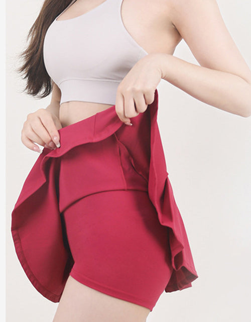 Load image into Gallery viewer, High Waist Pleated Active Skirt
