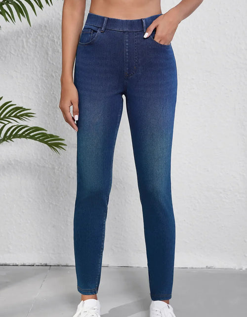 Load image into Gallery viewer, High Waist Skinny Jeans with Pockets
