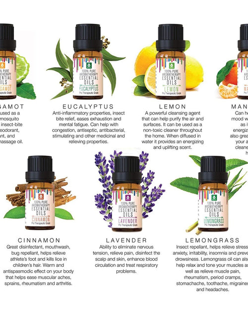 Load image into Gallery viewer, 14 Pack of 100% Pure Essential Aromatherapy Oils by Pursonic
