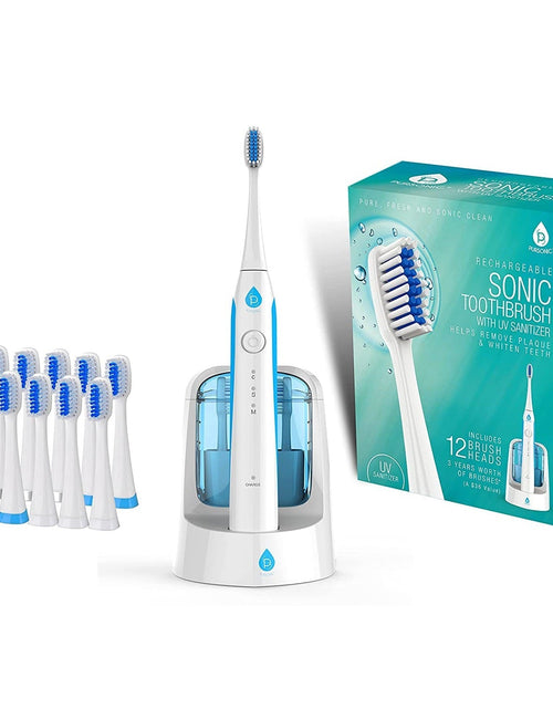 Load image into Gallery viewer, Sonic Smart Series Rechargeable Toothbrush with UV Sanitizing Function by Pursonic
