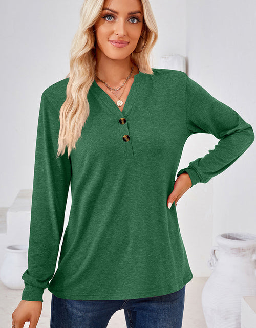 Load image into Gallery viewer, Notched Long Sleeve T-Shirt
