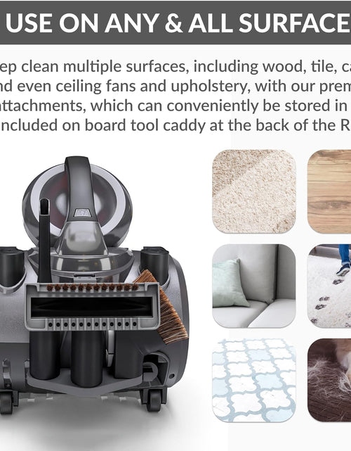 Load image into Gallery viewer, Prolux RS4 Lightweight Bagless Canister Vacuum with HEPA Filtration Premium Button Lock Tools and Automatic Cord Rewind by Prolux Cleaners
