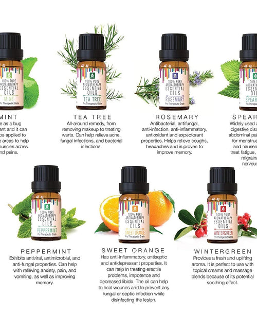 Load image into Gallery viewer, 14 Pack of 100% Pure Essential Aromatherapy Oils by Pursonic
