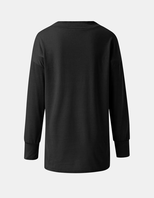 Load image into Gallery viewer, Full Size V-Neck Long Sleeve T-Shirt
