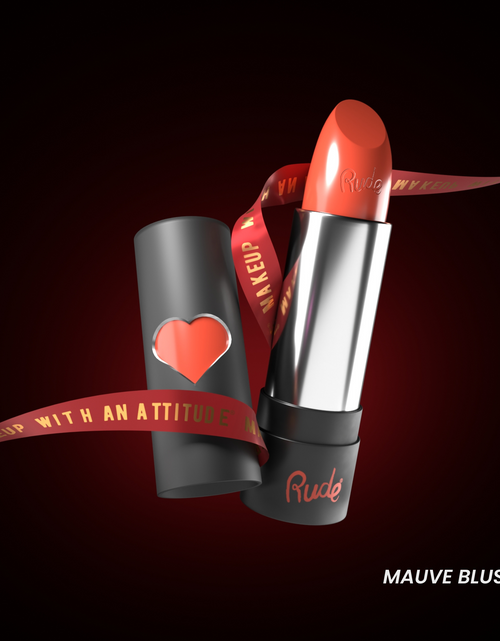 Load image into Gallery viewer, RUDE Hydro Shine Moisturizing Lipstick - Mauve Blush
