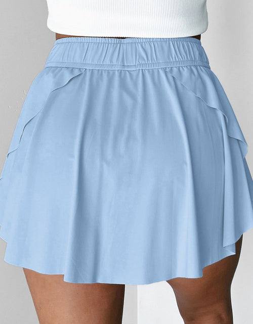 Load image into Gallery viewer, Drawstring High Waist Lined Active Skorts
