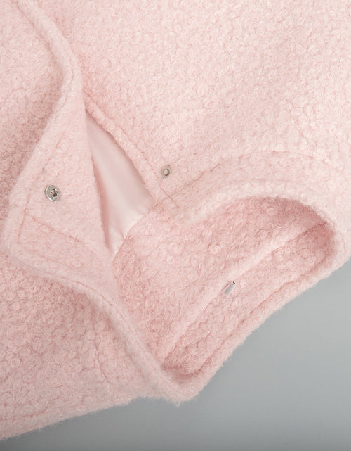 Load image into Gallery viewer, Double Take Plush Mock Neck Snap Down Jacket with Pockets
