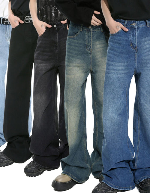 Load image into Gallery viewer, Wide Leg Jeans with Pockets
