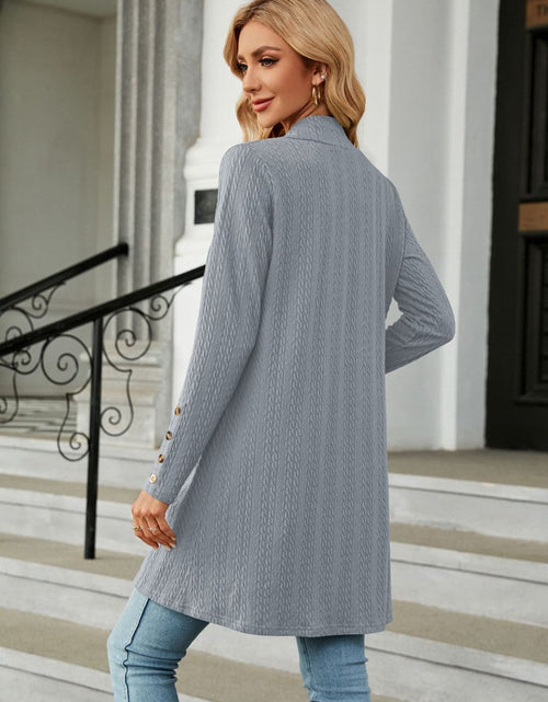 Load image into Gallery viewer, Long Sleeve Open Front Cardigan
