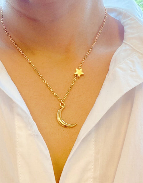Load image into Gallery viewer, New Moon Necklace by Ellisonyoung.com
