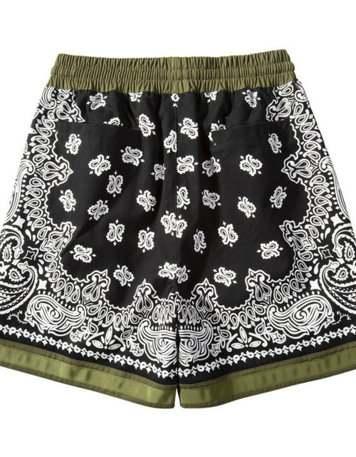 Load image into Gallery viewer, Men's Drawstring Printed Shorts with Pockets
