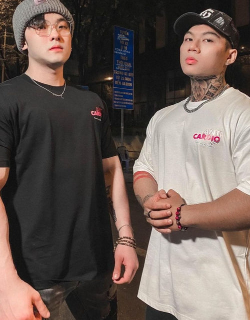 Load image into Gallery viewer, Men's Plus Size Letter Graphic Round Neck T-Shirt
