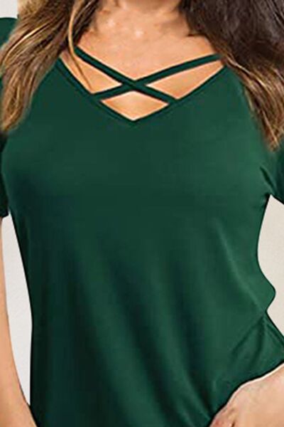 Load image into Gallery viewer, Crisscross Short Sleeve T-Shirt
