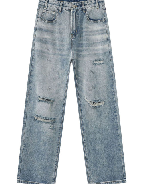 Load image into Gallery viewer, Men's Distressed Jeans with Pockets
