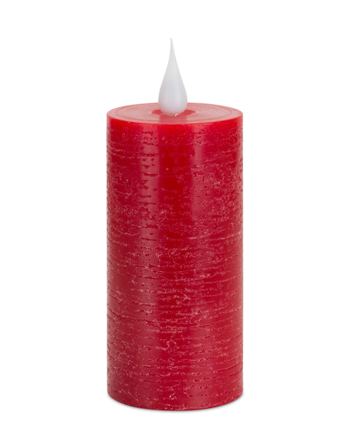 Load image into Gallery viewer, Red LED Designer Wax Candle with Moving Flame
