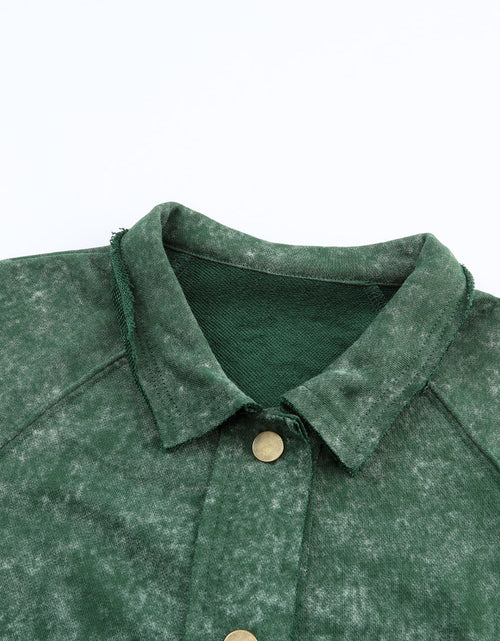 Load image into Gallery viewer, Snap Down Flap Pocket Long Sleeve Shacket
