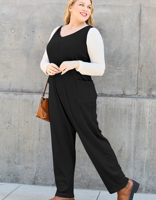 Load image into Gallery viewer, Double Take Full Size Sleeveless Straight Jumpsuit

