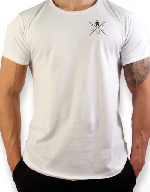 Load image into Gallery viewer, Men's Plus Size Graphic Round Neck Short Sleeve T-Shirt
