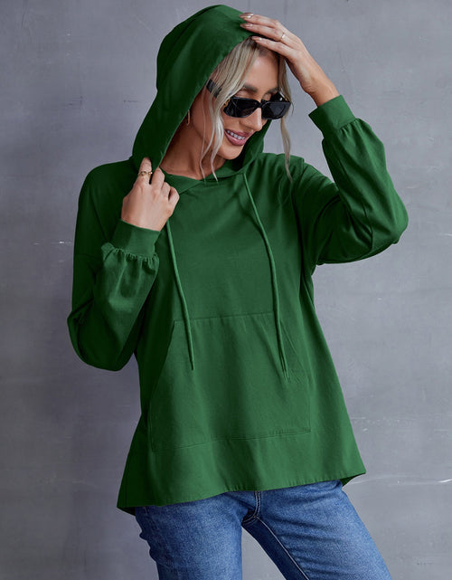 Load image into Gallery viewer, Ivy Lane Drawstring Pocketed Dropped Shoulder Hoodie
