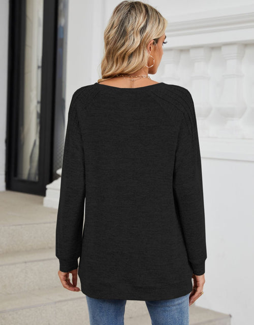 Load image into Gallery viewer, Round Neck Long Sleeve T-Shirt
