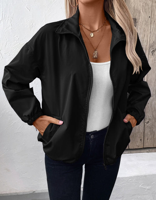 Load image into Gallery viewer, Ivy Lane Pocketed Zip Up Long Sleeve Jacket
