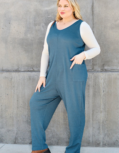 Load image into Gallery viewer, Double Take Full Size Sleeveless Straight Jumpsuit
