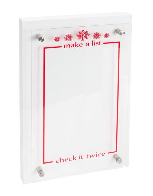 Load image into Gallery viewer, Christmas List Acyrlic Sign 15.5"L
