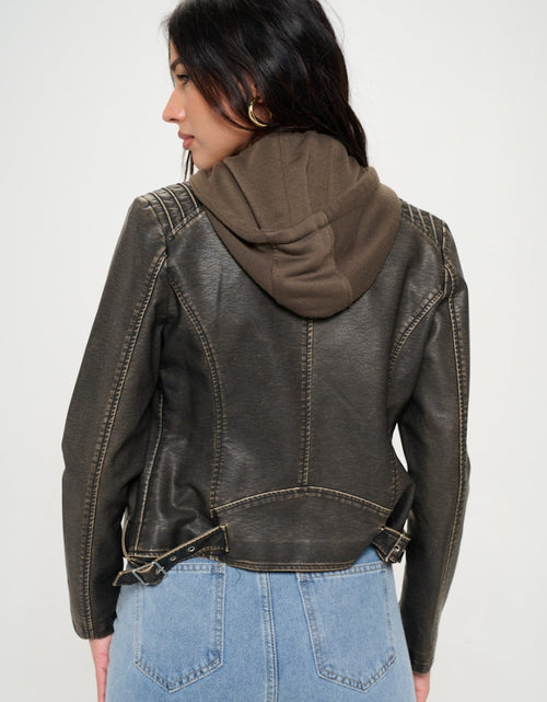 Load image into Gallery viewer, Coalition LA Zip Up Hooded Jacket
