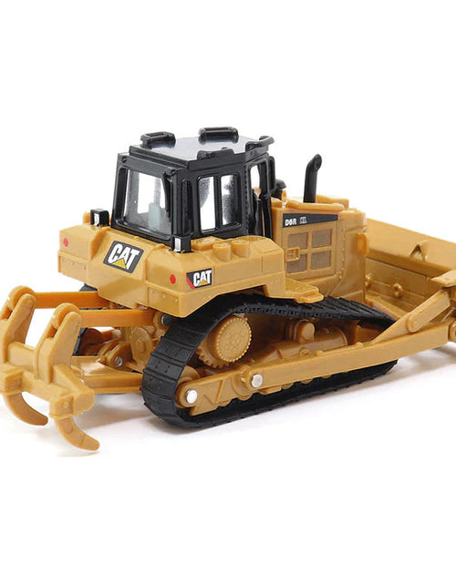Load image into Gallery viewer, CAT Caterpillar D6R Track-Type Tractor Yellow and Black 1/64 Diecast Model by Diecast Masters
