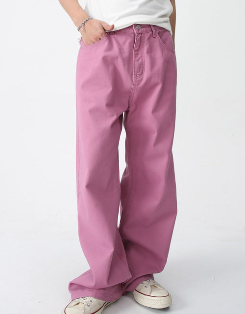 Load image into Gallery viewer, Mid Rise Baggy Men's Jeans
