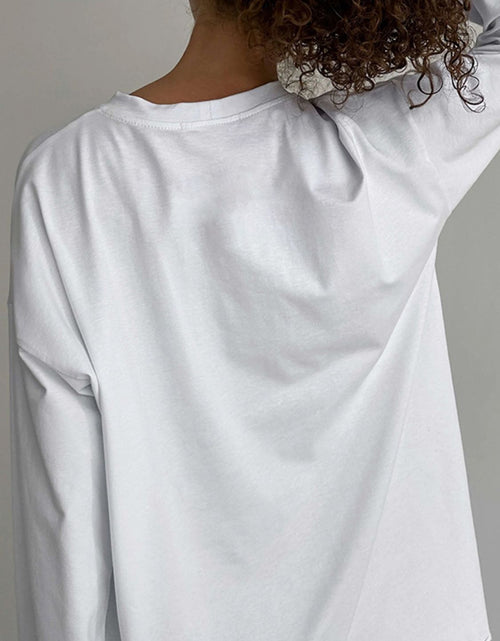 Load image into Gallery viewer, Round Neck Long Sleeve T-Shirt
