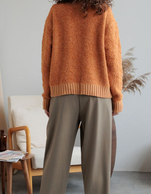 Load image into Gallery viewer, Collared Neck Button Down Long Sleeve Cardigan

