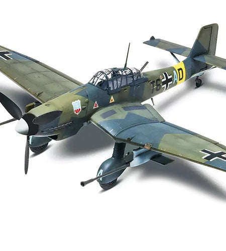 Level 4 Model Kit Junkers STUKA JU 87G-1 Tank Buster Bomber Aircraft 1/48 Scale Model by Revell