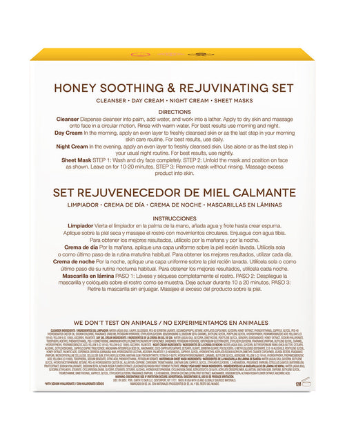 Load image into Gallery viewer, Honey Soothing &amp; Rejuvenating Set by EarthToSkin
