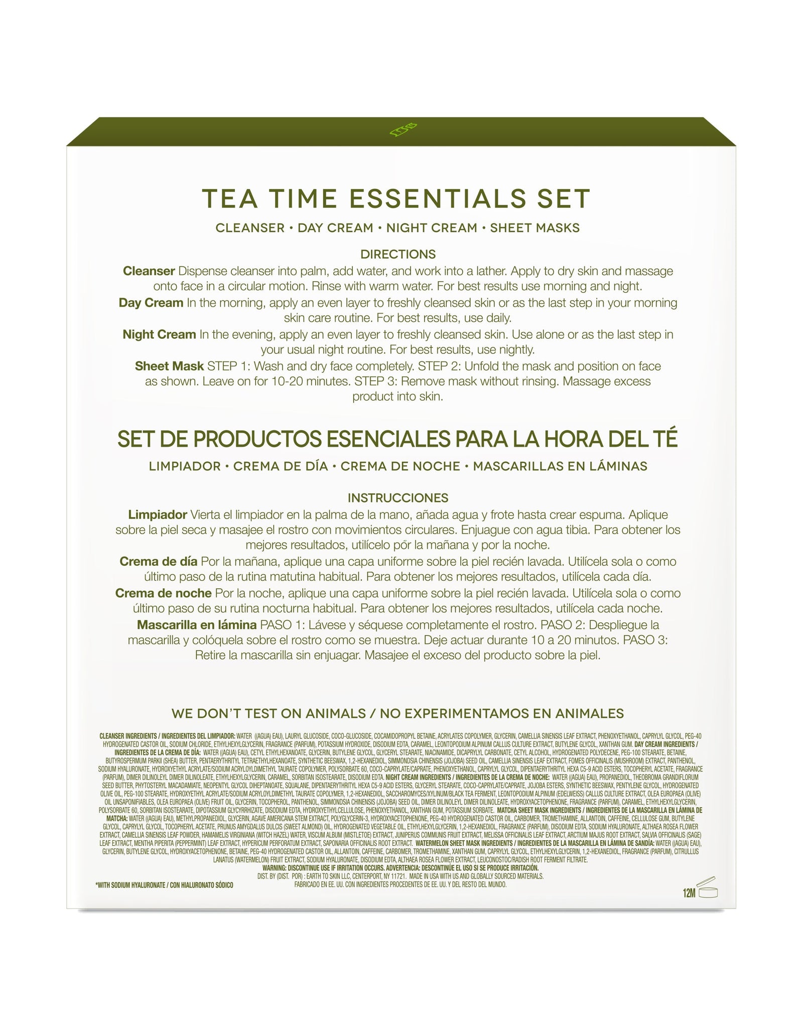 Tea Time Essentials Set by EarthToSkin