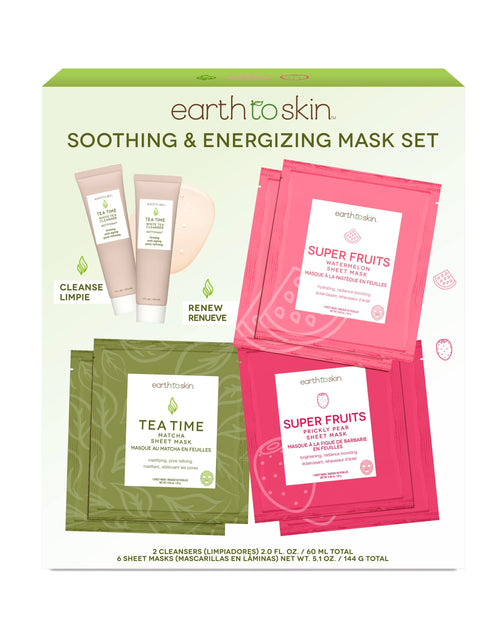 Load image into Gallery viewer, Soothing &amp; Energizing Mask Set by EarthToSkin
