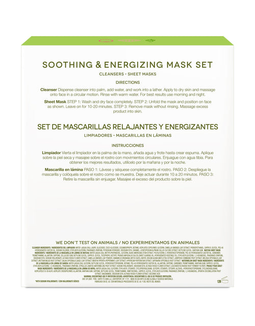 Load image into Gallery viewer, Soothing &amp; Energizing Mask Set by EarthToSkin
